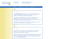 Desktop Screenshot of charitableregistry.com